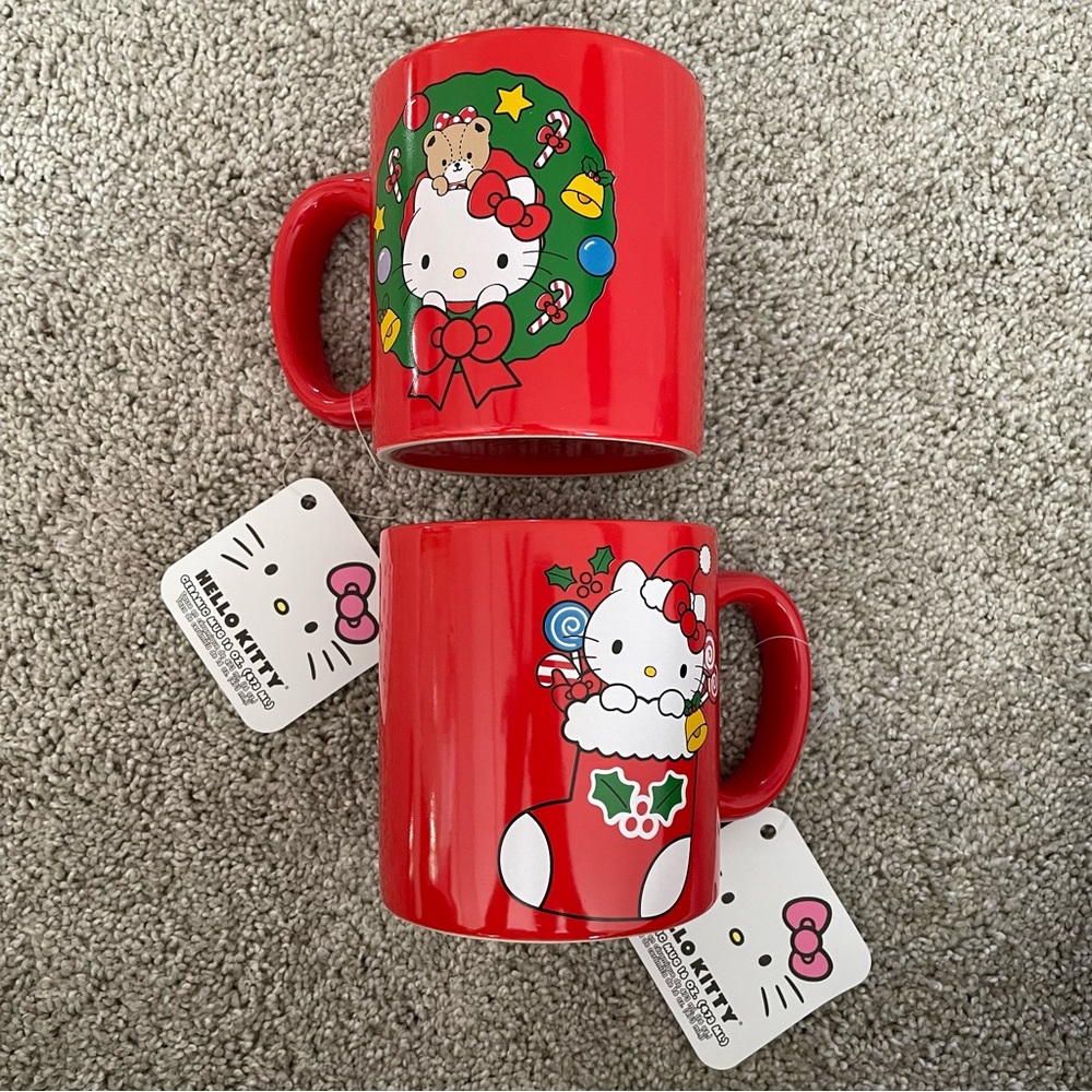 Hello Kitty Christmas Mug Set